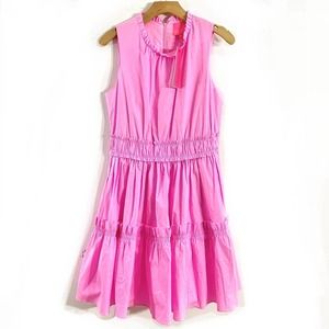 Lilly Pulitzer Elina Stretch Dress sleeveless ruffled dress,  size 8